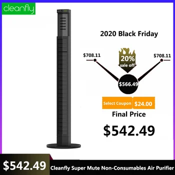 Cleanfly Super Mute Non-Consumables Negative Ions Air Purifier Dynamic Efficient Removal of PM2.5 Smart Control For Home
Cleanfly Super Mute Non-Consumables Negative Ions Air Purifier Dynamic Efficient Removal of PM2.5 Smart Control For Home
