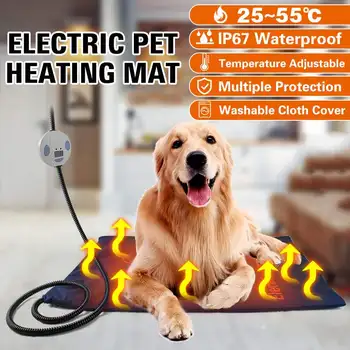 100V-220V Electric Pet Heated Mat Fast Heating Pad Dog Cat Winter Warmer Bed Blanket Washable Cushion 60x45CM EU/UK/JP/US Plug
100V-220V Electric Pet Heated Mat Fast Heating Pad Dog Cat Winter Warmer Bed Blanket Washable Cushion 60x45CM EU/UK/JP/US Plug