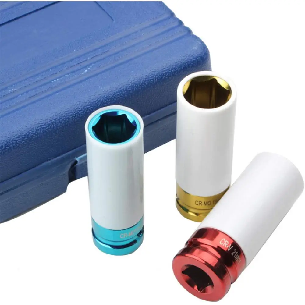 HiMISS 3PCS 1/2"Wheel Protector Impact Socket Set Drive Lug Nut Thin Wall Wheel Protector Socket Set
HiMISS 3PCS 1/2"Wheel Protector Impact Socket Set Drive Lug Nut Thin Wall Wheel Protector Socket Set