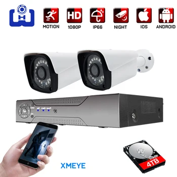 2CH 1080P HD AHD Surveillance Camera Kit Home CCTV DVR Set Infrared Night Vision Outdoor Waterproof Security Camera phone remote
2CH 1080P HD AHD Surveillance Camera Kit Home CCTV DVR Set Infrared Night Vision Outdoor Waterproof Security Camera phone remote
