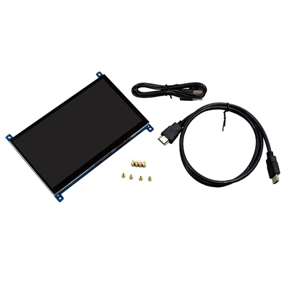 7 Inch Portable HDMI 1024x600 Durable Touch Screen LCD Screen Display Clear Monitor Capacitive Module Metal For Raspberry Pi IPS
7 Inch Portable HDMI 1024x600 Durable Touch Screen LCD Screen Display Clear Monitor Capacitive Module Metal For Raspberry Pi IPS