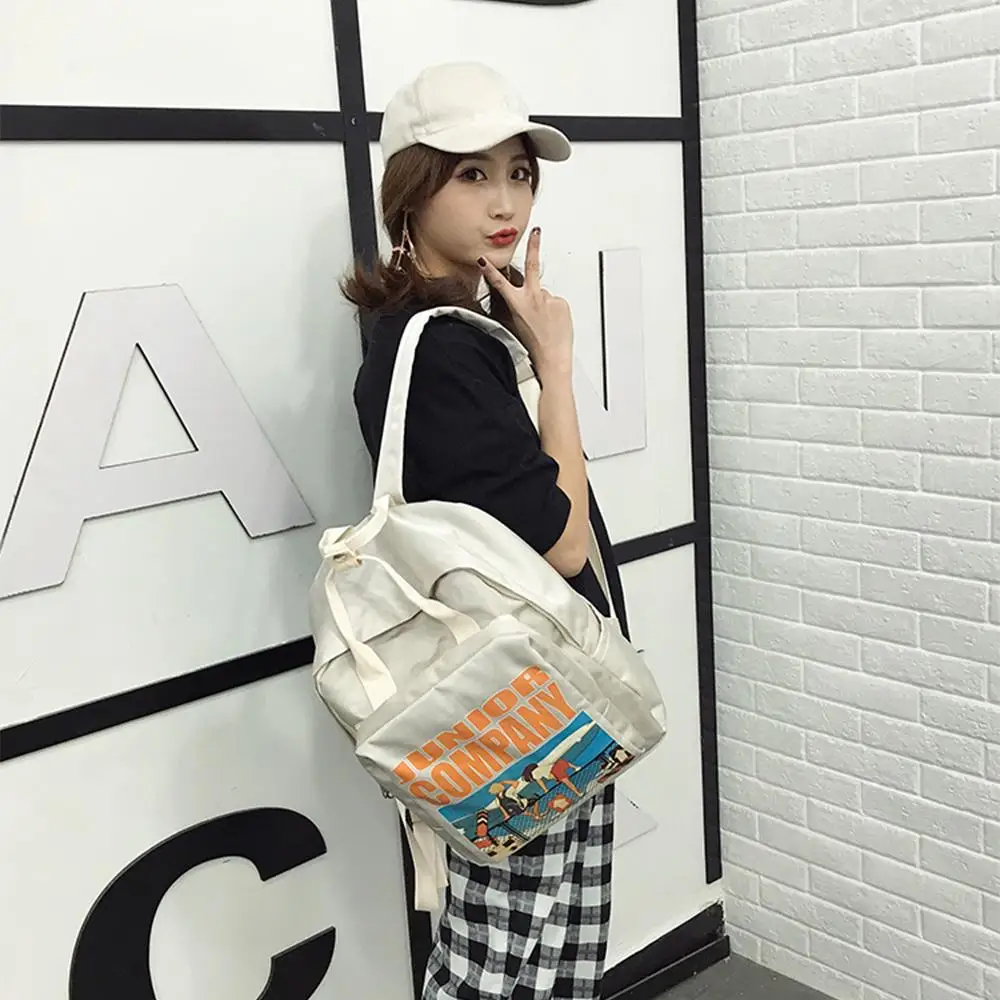 School Bag Harajuku Large Capacity Oxford Girls Printed Outdoor Bags Double Zipper Camping Hiking Backpack Boys 
School Bag Harajuku Large Capacity Oxford Girls Printed Outdoor Bags Double Zipper Camping Hiking Backpack Boys