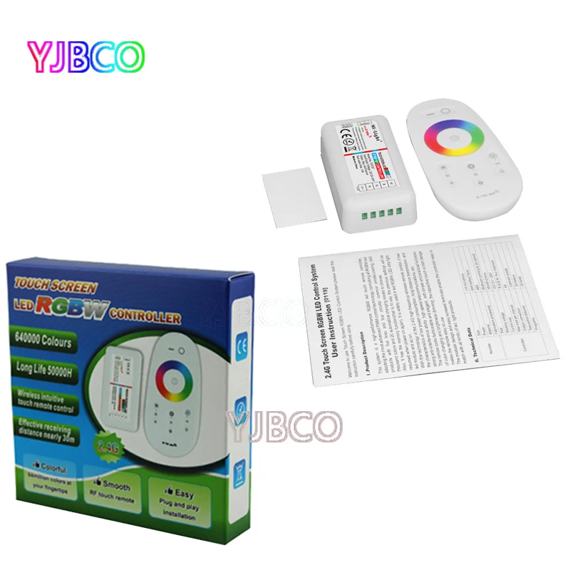 Mi light 2.4G Wireless FUT027 Touch screen led RGBW controller 18A RF remote control for led rgbw strip lights tape,DC12V-24V
Mi light 2.4G Wireless FUT027 Touch screen led RGBW controller 18A RF remote control for led rgbw strip lights tape,DC12V-24V