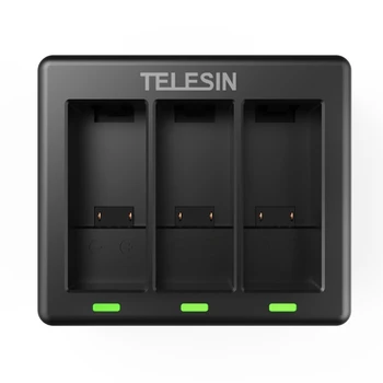 

TELESIN GP-BCG-902 Triple Channel Battery Charger for GoPro HERO 9 Black 3-Channel Battery Charger for Hero 9