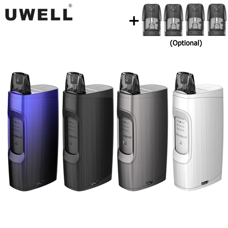 

Original Uwell MarsuPod PCC Kit 1.3ml Cartridge 150mAh Pod battery 1000mAh Charging Case Vape Pod Electronic Cigarette Vaporizer