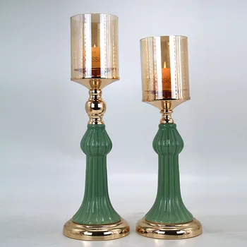 Retro Ceramic Candle Holder Ornament American Style Model Room Romantic Candlestick Nordic Geometric Ceramic Candlestick
Retro Ceramic Candle Holder Ornament American Style Model Room Romantic Candlestick Nordic Geometric Ceramic Candlestick