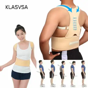 KLASVSA Magnet Back Shoulder Posture Corrector Corset Support Belt Brace Orthopedic Bandage Correction Postural Straightener
KLASVSA Magnet Back Shoulder Posture Corrector Corset Support Belt Brace Orthopedic Bandage Correction Postural Straightener