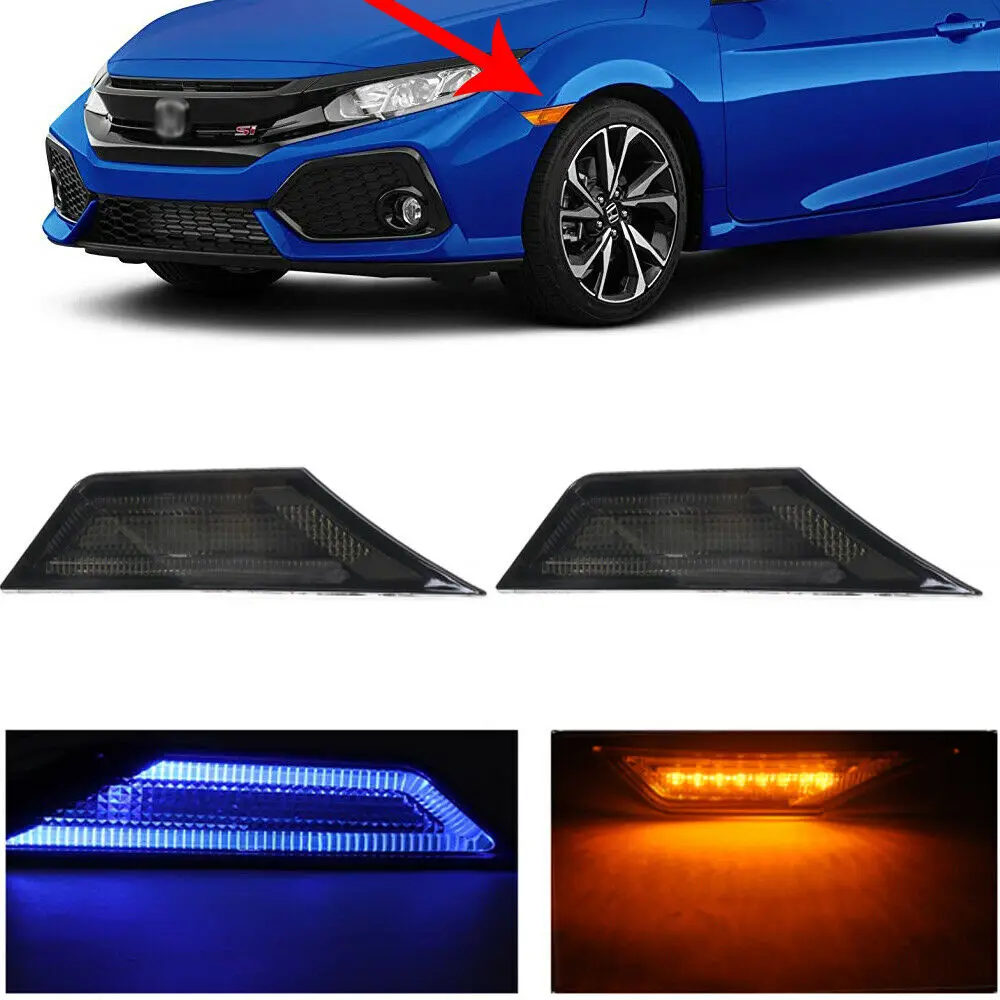 Switchback LED Daytime Running Lights Turn Signal Lights Exact For Honda Civic 10th Gen Sedan/Coupe DRL Amber/Blue
Switchback LED Daytime Running Lights Turn Signal Lights Exact For Honda Civic 10th Gen Sedan/Coupe DRL Amber/Blue