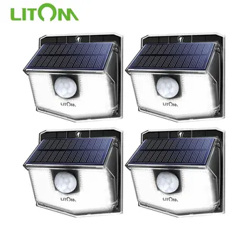 2/4 PCS Litom 60 LEDS Solar Light IPX7 Waterproof Solar Garden Light PIR Motion Sensor Outdoor Wall Lamp For Garden Decoration
2/4 PCS Litom 60 LEDS Solar Light IPX7 Waterproof Solar Garden Light PIR Motion Sensor Outdoor Wall Lamp For Garden Decoration