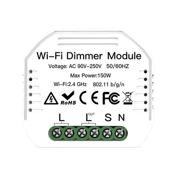 DIY Smart WiFi Light LED Dimmer Switch Smart Life/Tuya APP Remote Control 1/2 Way Switch,Works with Alexa Echo Google Home
DIY Smart WiFi Light LED Dimmer Switch Smart Life/Tuya APP Remote Control 1/2 Way Switch,Works with Alexa Echo Google Home