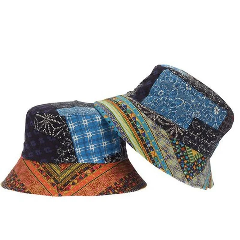 Bucket Hat Unisex Sun Hat Female New Fishing Hat Summer Double-sided Ethnic Style Sunscreen Hat
Bucket Hat Unisex Sun Hat Female New Fishing Hat Summer Double-sided Ethnic Style Sunscreen Hat