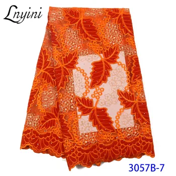Orange Color Velvet Lace Fabrics with Stones High Quality African French Tulle Mesh Lace Fabric Nigerian Net Lace Fabric L3057B
Orange Color Velvet Lace Fabrics with Stones High Quality African French Tulle Mesh Lace Fabric Nigerian Net Lace Fabric L3057B