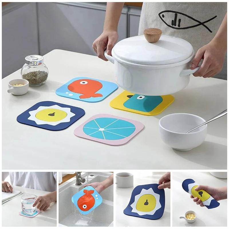 Multi Pad Cup Mat Silicone Pad Non-slip Insulation Tools Placemat Heat Resistant Mat Coasters For Kitchen Kitchen Accessories
Multi Pad Cup Mat Silicone Pad Non-slip Insulation Tools Placemat Heat Resistant Mat Coasters For Kitchen Kitchen Accessories