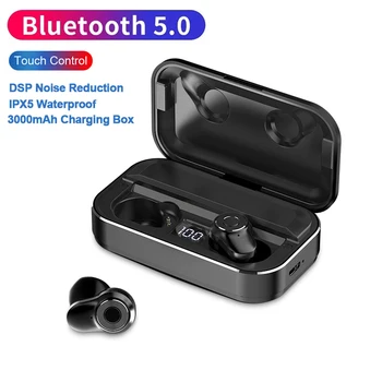TWS Wireless bluetooth Earphone Stereo LED Display Sports Earphone IPX5 Waterproof DSP Noise Reduction Earbuds for Xiaomi Huawei
TWS Wireless bluetooth Earphone Stereo LED Display Sports Earphone IPX5 Waterproof DSP Noise Reduction Earbuds for Xiaomi Huawei