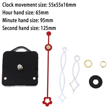 1Set DIY Clock Mechanism Parts Quartz Wall Clock Movement Classic Hanging Black Quartz Watch Wall Clock Movement
1Set DIY Clock Mechanism Parts Quartz Wall Clock Movement Classic Hanging Black Quartz Watch Wall Clock Movement