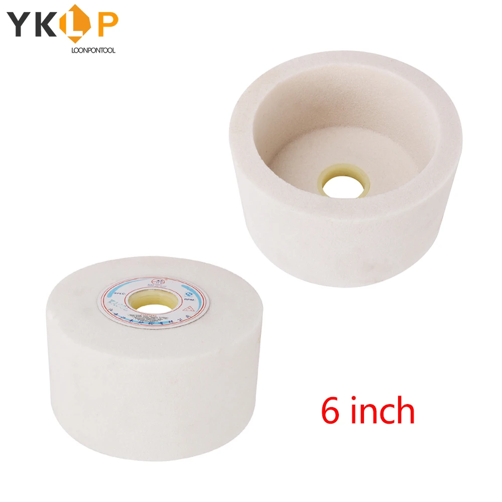 6" Ceramic Grinding Wheel Cup Type 46/60/80Grit for Polishing Grinding Metals Ceramics Marble 150x80x32mm 1Pc
6" Ceramic Grinding Wheel Cup Type 46/60/80Grit for Polishing Grinding Metals Ceramics Marble 150x80x32mm 1Pc