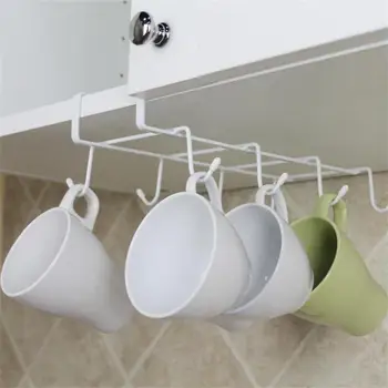 Cabinet Nail-free Wine Coffee Cup Rack Creative Kitchen Seamless Metal Hanging Tools Holder Partition Towel Hang Storage Rackers
Cabinet Nail-free Wine Coffee Cup Rack Creative Kitchen Seamless Metal Hanging Tools Holder Partition Towel Hang Storage Rackers