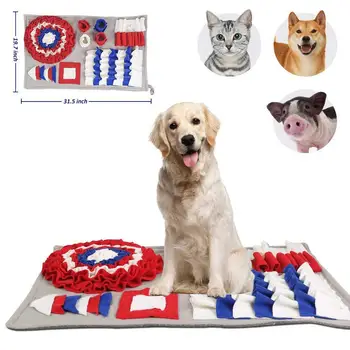 Aapet 1pc Polyester Pet Feeding Mat Funny Pet Food Mat Interactive Bite-Resistant Dog Bowl Tray Slow Feeding Mat For Dog Puppy
Aapet 1pc Polyester Pet Feeding Mat Funny Pet Food Mat Interactive Bite-Resistant Dog Bowl Tray Slow Feeding Mat For Dog Puppy
