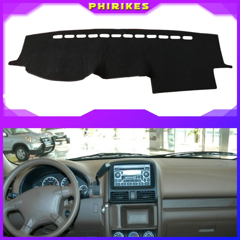 

Car Dashboard Cover Dash Mat Pad Dash Board Carpet Auto Sun DashMat Car Styling For Honda CR-V CRV 2002 2003 2004 2005 2006