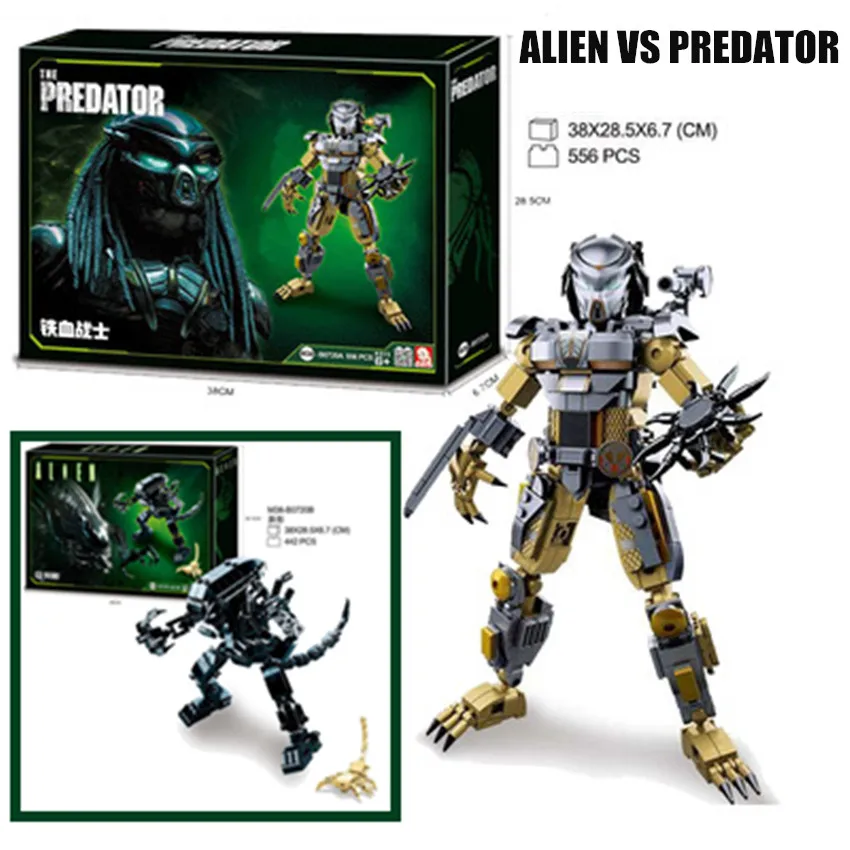 New ALIEN VS PREDATOR Robot War Fit Legoings Star Wars Robot Figures Technic Building Blocks Bricks Bricks Toy Kid Gift
New ALIEN VS PREDATOR Robot War Fit Legoings Star Wars Robot Figures Technic Building Blocks Bricks Bricks Toy Kid Gift