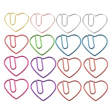 30Pcs Heart Shaped Paper Clip Colorful Paper Holder Creative Simple Metal Paper Clamp(Random Color)
30Pcs Heart Shaped Paper Clip Colorful Paper Holder Creative Simple Metal Paper Clamp(Random Color)