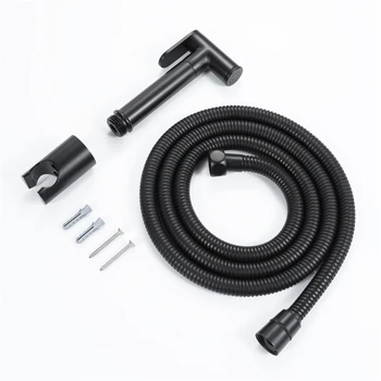 Black Toilet Sprayer Bidet Bathroom Hand-Held Shower Wall-Mounted Faucet Bathroom Accessories
Black Toilet Sprayer Bidet Bathroom Hand-Held Shower Wall-Mounted Faucet Bathroom Accessories