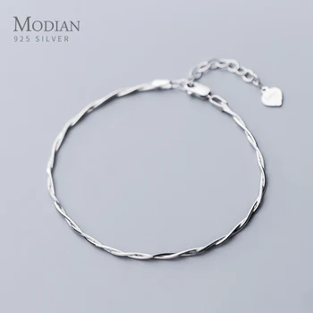 Modian Fashion 925 Sterling Silver Double Layer Cross Snake Bone Chain Bracelet for Women Adjustable Bracelet Fine Jewelry Gift
Modian Fashion 925 Sterling Silver Double Layer Cross Snake Bone Chain Bracelet for Women Adjustable Bracelet Fine Jewelry Gift