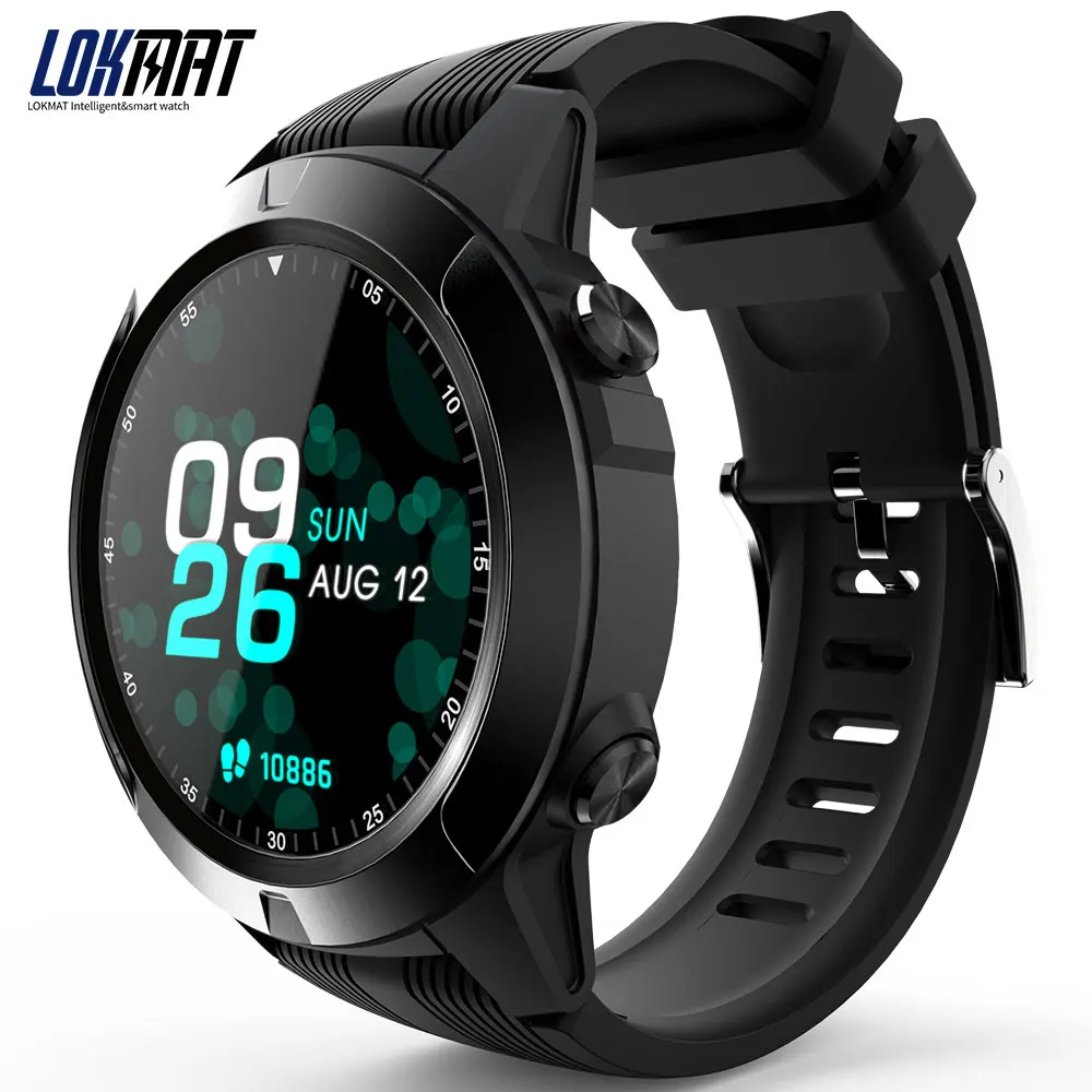 LOKMAT TK04 Smart Watch 1.3inch Screen BT3.0 4.0 SMA Heart Rate Alarm Remote Camera GPS Sport Smartwatch for Android 4.4/iOS 8.0
LOKMAT TK04 Smart Watch 1.3inch Screen BT3.0 4.0 SMA Heart Rate Alarm Remote Camera GPS Sport Smartwatch for Android 4.4/iOS 8.0