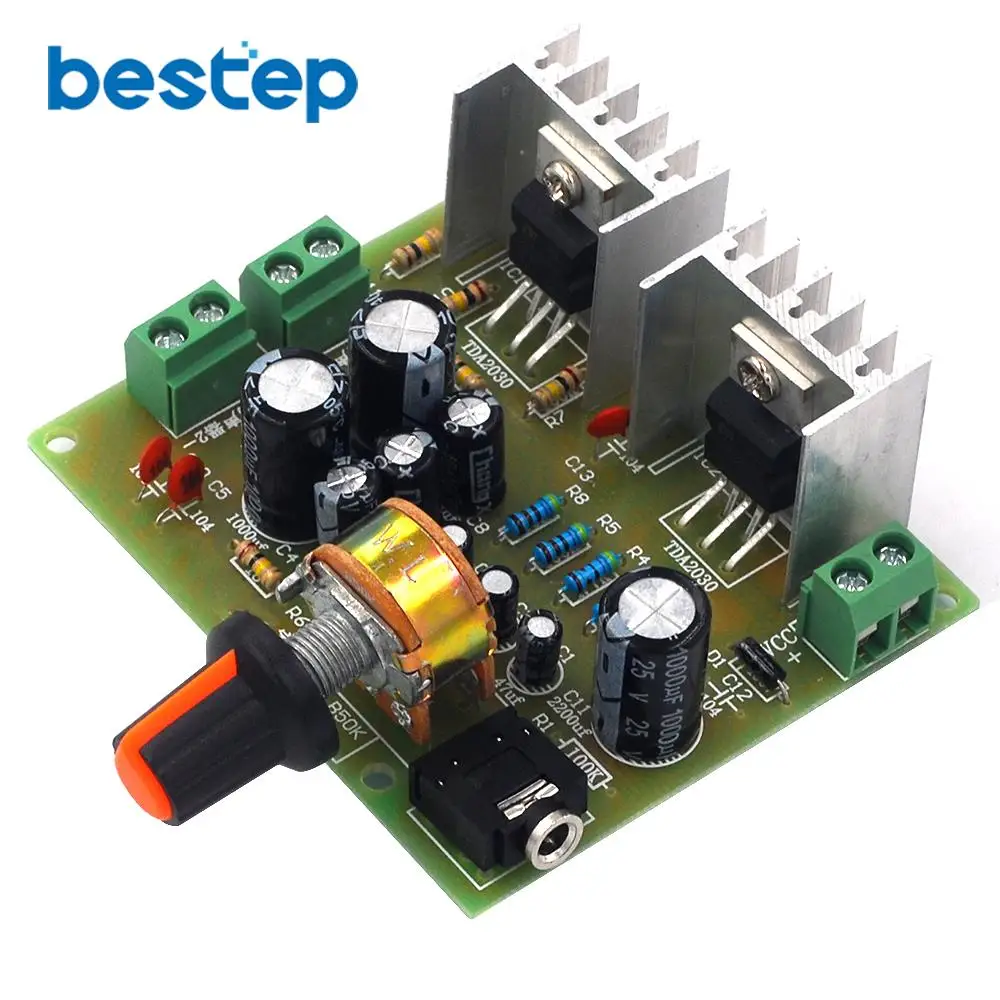 2.0 dual channel pure rear stage TDA2030A audio DIY power amplifier board single power 12V diy kit
2.0 dual channel pure rear stage TDA2030A audio DIY power amplifier board single power 12V diy kit