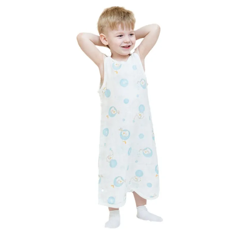 Baby Sleeping Bag Spring Summer Boys Girls Thin Cotton Gauze Sleeveless Baby Split Leg Sleepsack Breathable Children Vest Cocoon
Baby Sleeping Bag Spring Summer Boys Girls Thin Cotton Gauze Sleeveless Baby Split Leg Sleepsack Breathable Children Vest Cocoon