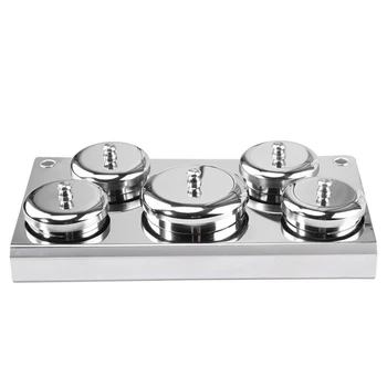 5pcs Acrylic Powder Liquid Cup With Lids Professional Stainless Steel Home Salon 
5pcs Acrylic Powder Liquid Cup With Lids Professional Stainless Steel Home Salon