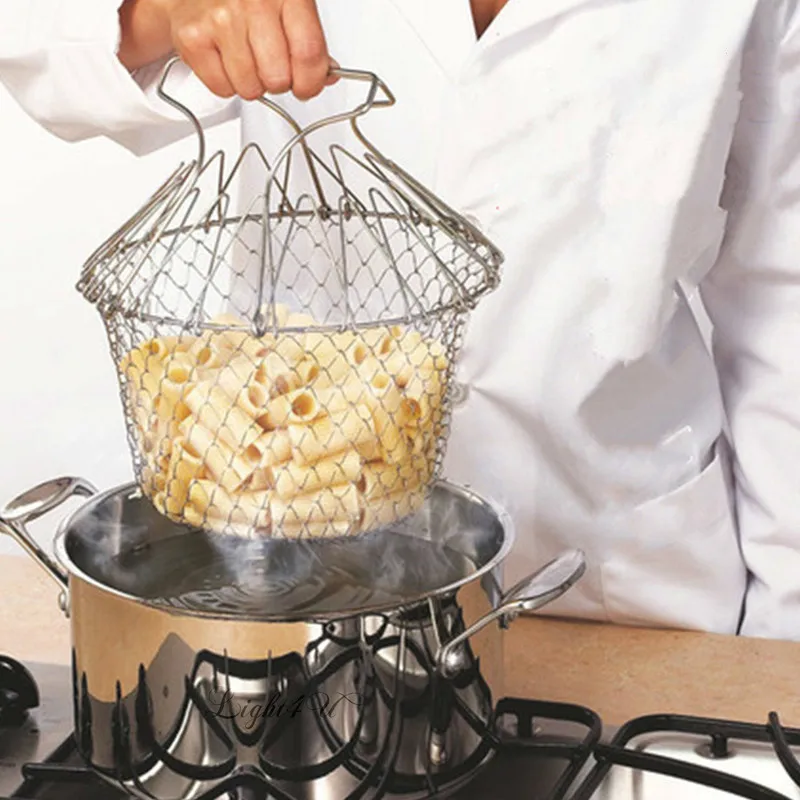 Chef basket fry filter drain rack stainless steel multi-function telescopic folding fruit basket kitchen tools ZP8071108
Chef basket fry filter drain rack stainless steel multi-function telescopic folding fruit basket kitchen tools ZP8071108