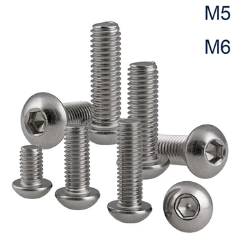 10PCS m5x6 m5x8 m5x10 m6x8 m6x10 m6x12 Stainless Steel Mushroom Pan Head with Hex Hexagon Socket Cap Screws
10PCS m5x6 m5x8 m5x10 m6x8 m6x10 m6x12 Stainless Steel Mushroom Pan Head with Hex Hexagon Socket Cap Screws