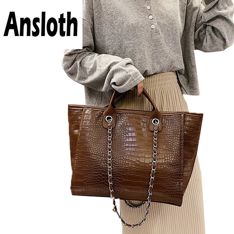 Ansloth Stone Pattern Handle Bag Women Large Capacity Shoulder Bag Lady Quality PU Leather Handbag Female Luxury Tote Bag HPS698
Ansloth Stone Pattern Handle Bag Women Large Capacity Shoulder Bag Lady Quality PU Leather Handbag Female Luxury Tote Bag HPS698