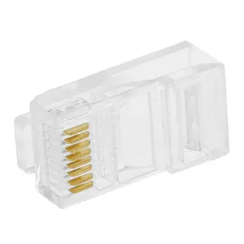 50x Clear RJ45 CAT5 8P8C Modular Jack Network Connector Adapter Card
50x Clear RJ45 CAT5 8P8C Modular Jack Network Connector Adapter Card
