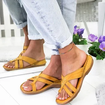 Ladies Flip Flops Slippers Sewing Solid Women Wedge Footwear Breathable Slingbacks Open Toe Woman Shoes Beach Summer Plus Size
Ladies Flip Flops Slippers Sewing Solid Women Wedge Footwear Breathable Slingbacks Open Toe Woman Shoes Beach Summer Plus Size