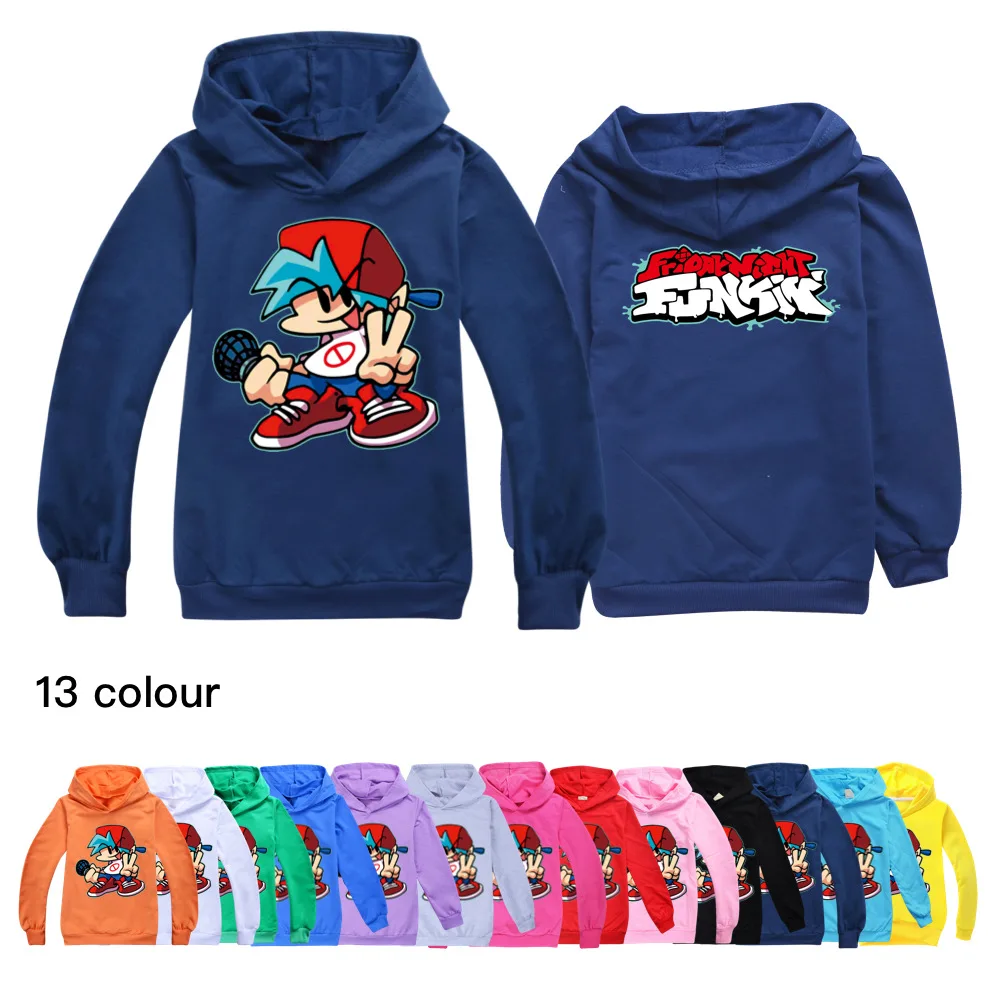 Friday Night Funkin Game Hoodies Children Tops Clothing Boys Girls Sweatshirt Autumn Clothes Print Cartoon High Quality Pullover
Friday Night Funkin Game Hoodies Children Tops Clothing Boys Girls Sweatshirt Autumn Clothes Print Cartoon High Quality Pullover