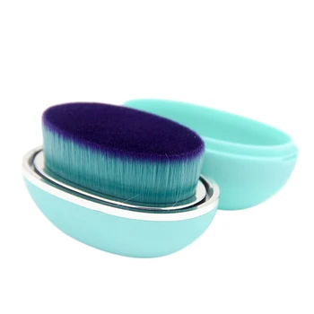 Portable Oval Shape Makeup Brush With Cover Cap Powder Foundation Blush Blending Cosmetic Brush Soft Face Deep Cleaning Tool Gre
Portable Oval Shape Makeup Brush With Cover Cap Powder Foundation Blush Blending Cosmetic Brush Soft Face Deep Cleaning Tool Gre