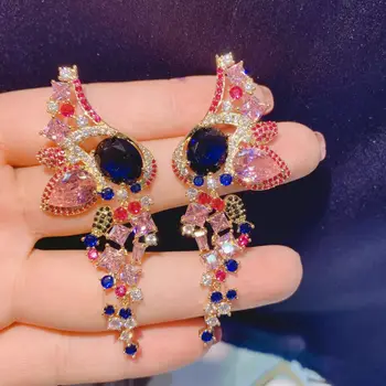Anti allergy Needle Earrings colorful zirconium Insect Butterfly Big eye Women Luxury Earrings Drop Earrings INS Jewelry Z32
Anti allergy Needle Earrings colorful zirconium Insect Butterfly Big eye Women Luxury Earrings Drop Earrings INS Jewelry Z32