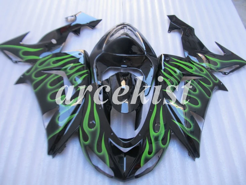 4 Gifts New ABS Motorcycle Full Fairings kit Fit For Kawasaki Ninja ZX-10R ZX10R 2006 2007 06 07 Custom Flame green
4 Gifts New ABS Motorcycle Full Fairings kit Fit For Kawasaki Ninja ZX-10R ZX10R 2006 2007 06 07 Custom Flame green