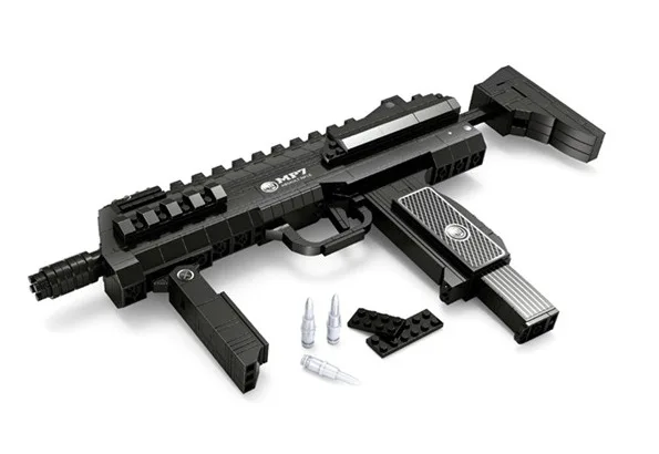 AUSINI Assembled Children Building Blocks Toy P22608 Super Arms Series MP7 Assault Gun
AUSINI Assembled Children Building Blocks Toy P22608 Super Arms Series MP7 Assault Gun