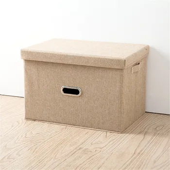 Cotton Linen Foldable Storage Box Household Drawer Clothes Sort Finishing Box Practical Anti-dust Storage Organizer with Lid
Cotton Linen Foldable Storage Box Household Drawer Clothes Sort Finishing Box Practical Anti-dust Storage Organizer with Lid