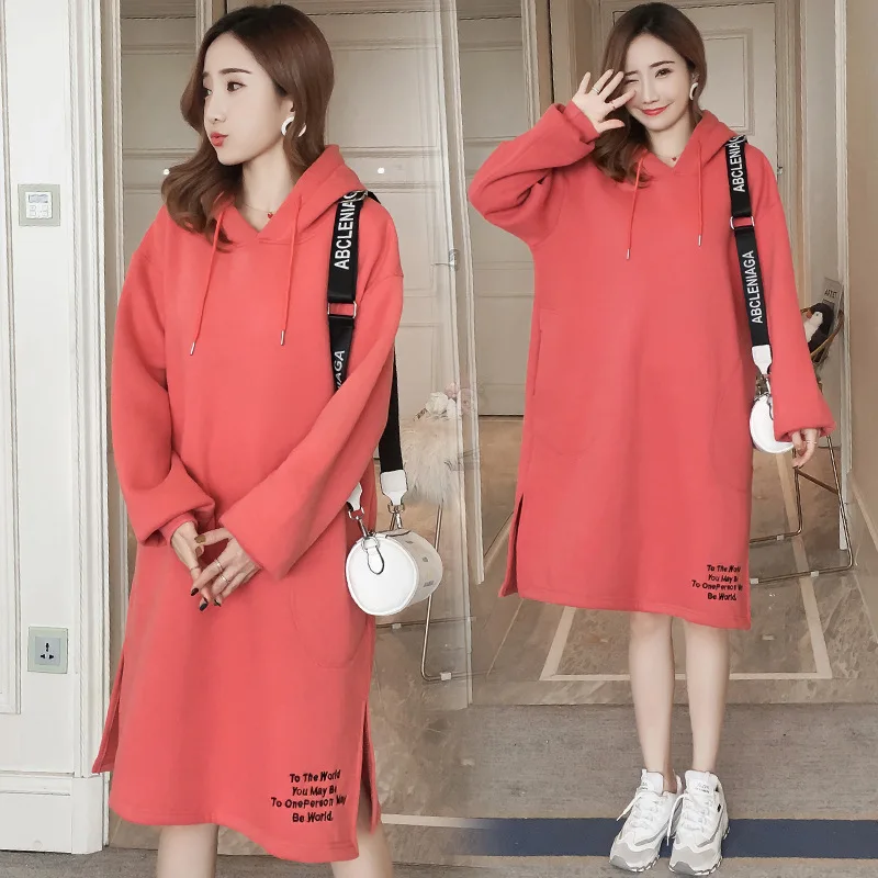 Tops Base Skirt Autumn Clothing 2018 New Style Thick Lettered Embroidered Loose And Plus-sized Fashion Hoodie Dress Maternity Dr
Tops Base Skirt Autumn Clothing 2018 New Style Thick Lettered Embroidered Loose And Plus-sized Fashion Hoodie Dress Maternity Dr