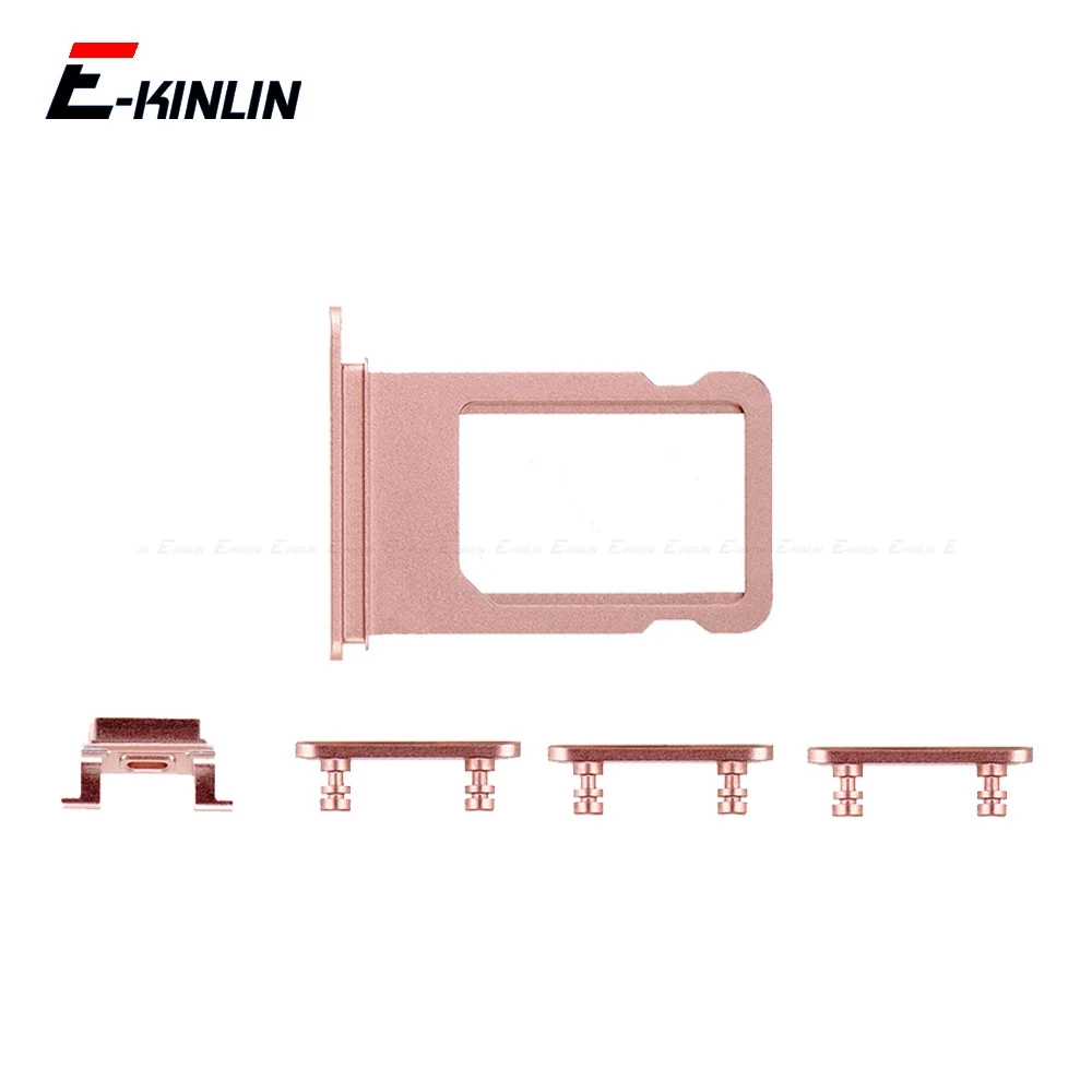 Sim Card Tray Slot Holder For iPhone 8 8 Plus Switch Power Volume Mute Key Side Button Full Set Repair Parts
Sim Card Tray Slot Holder For iPhone 8 8 Plus Switch Power Volume Mute Key Side Button Full Set Repair Parts