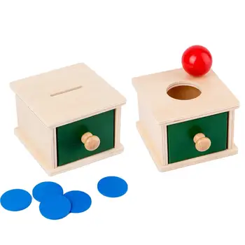 Montessori Preschool Material Object Permanent Storage Box With Tray Ball Practice Hand-eye Coordination Baby Training Toy
Montessori Preschool Material Object Permanent Storage Box With Tray Ball Practice Hand-eye Coordination Baby Training Toy