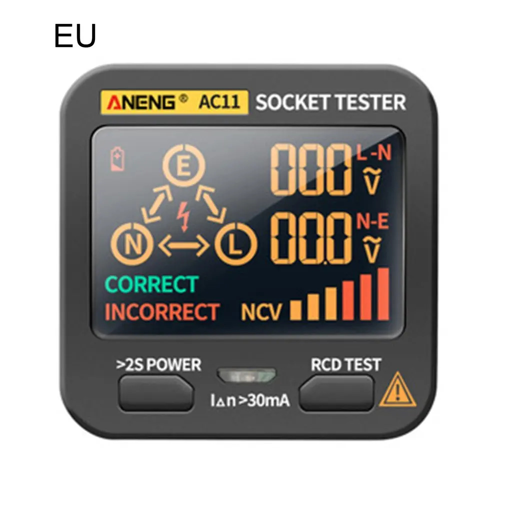 Multifunction Socket Tester Outlet Rcd Gfci Test & Bside Voltage Detector Home Essentials
Multifunction Socket Tester Outlet Rcd Gfci Test & Bside Voltage Detector Home Essentials