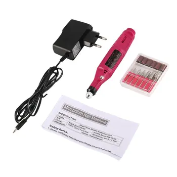 Electric Nail Drill Machine Nail Grinder Manicure Pedicure Files Tools Kit Gel Remover Nail Polishing Cutters Kit
Electric Nail Drill Machine Nail Grinder Manicure Pedicure Files Tools Kit Gel Remover Nail Polishing Cutters Kit