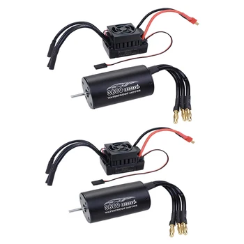 3660 Sensorless Brushless Waterproof Motor & 60A Brushless ESC Combo Parts for 1/10 RC Buggy Car 3300KV
3660 Sensorless Brushless Waterproof Motor & 60A Brushless ESC Combo Parts for 1/10 RC Buggy Car 3300KV