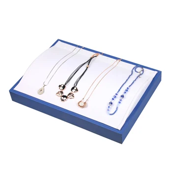 Jewelry Display Box Pearl Necklace Storage Box Silver Chain Organizer PU Material Display Plate
Jewelry Display Box Pearl Necklace Storage Box Silver Chain Organizer PU Material Display Plate