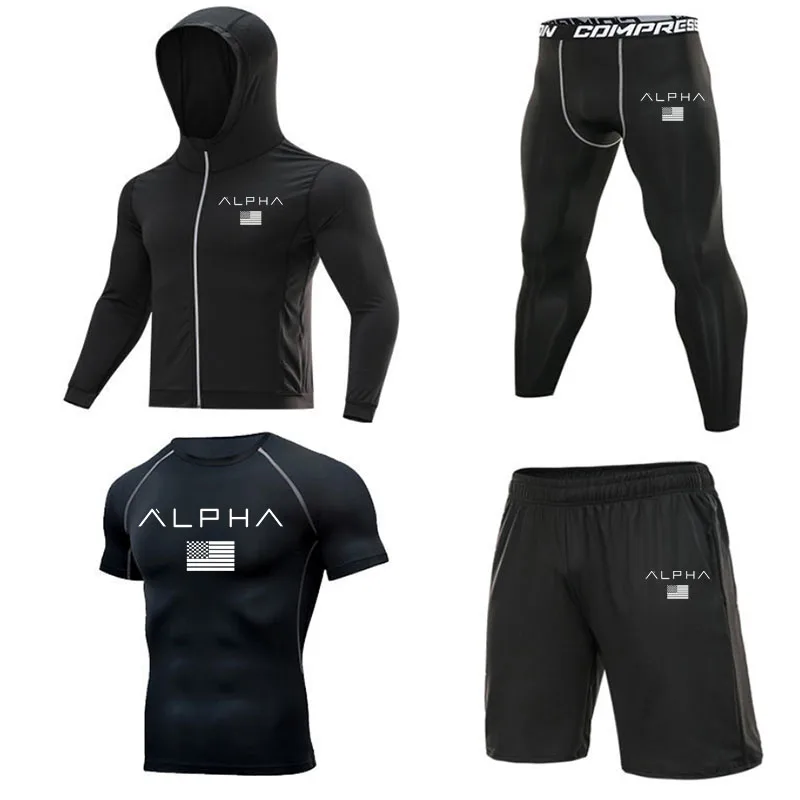 2020 Winter New Mens Plus Velvet Long-sleeved Tight-fitting Workout Clothes Printed 4/5-piece Running Sports Training Sportswear
2020 Winter New Mens Plus Velvet Long-sleeved Tight-fitting Workout Clothes Printed 4/5-piece Running Sports Training Sportswear